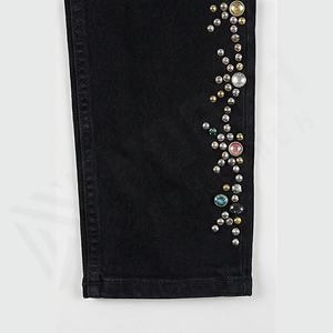 Nouveau jean en denim pour homme, tendance, personnalisé, de haute qualité, style streetwear, taille mi-haute, délavé, ample, style hip-hop, vente en gros - Product Image 6