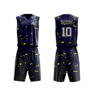Uniforme de basketball 2026 respirant, anti-transpiration et antibactérien, grandes tailles, imprimé, service OEM, vente en gros, personnalisé par sublimation - Product Image 1
