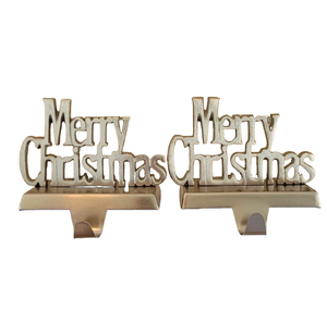 ที่ใส่ถุงเท้ายาวเมอร์รี่คริสต์มาสทำจากโลหะพร้อมดีไซน์หรูหราทำจากวัสดุที่มีคุณภาพสูงเหมาะสำหรับการตกแต่งบ้านตามเทศกาลและการเชียร์ในวันหยุด - Product Image 1