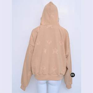 Vente en Gros de Qualité Supérieure 100% Coton Polaire Oversize Respirant Manches Longues Logo Personnalisé Pull Sweats à Capuche et Sweatshirts pour Femmes - Product Image 5