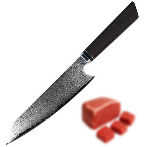 Cuchillo de Chef de 8.5 Pulgadas, Acero Damasco VG10 de 67 Capas, Forjado a Mano, Afilado, Alta Dureza, Duradero, Ambidiestro, Metal de Lujo - Product Image 1