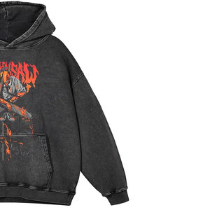 Sudadera con capucha con estampado de diamantes de imitación DTF DTG única personalizada para hombres, ropa de calle de gran tamaño, Jersey, sudadera de moda - Product Image 3