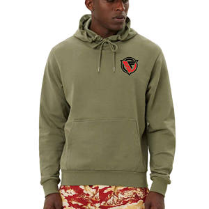 Men's High Quality 400gsm 100% Cotton Pullover Hoodie <b>Thick</b> <b>Fleece</b> Regular Fit Custom Plus Size Pocket Winter Eco-Friendly - Product Image 1