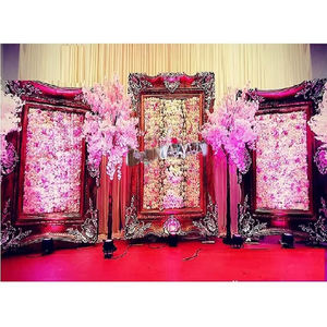 Marcos de Fondo de FRP Blancos para Bodas Canadienses, Paneles Elegantes para Escenarios de Compromiso y Bodas, Nuevos Marcos de Fibra Blanca para Recepciones de Bodas en EE. UU. - Product Image 3