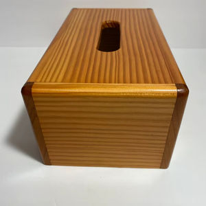 Caja de Pañuelos de Madera de Nogal de Lujo y Duradera |   Portarrollos de Papel para Baño y Sala de Estar |   Moderno Organizador de Escritorio |   Decoración del Hogar MS - Product Image 1