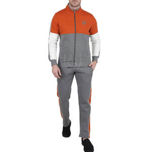 Ensemble de survêtements à fermeture éclair personnalisés pour hommes, nouveau design en coton, survêtements à fermeture éclair en vrac, prix de gros - Product Image 1