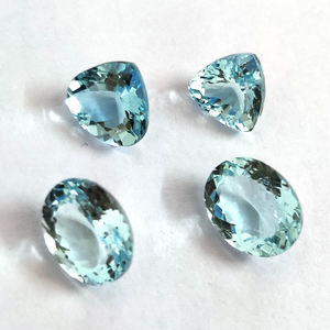 พลอยสีฟ้าตัดเป็นรูปสี่เหลี่ยมผืนผ้า,อัญมณีตัดพลอยสีฟ้าธรรมชาติทำจากซิทรินธรรมชาติ - Product Image 3