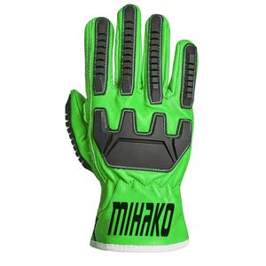 Guantes de trabajo mecánicos y automotrices universales, guantes de seguridad de cuero con pantalla táctil - Product Image 3
