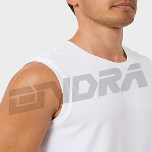 Plaine Hommes Musculation Débardeur Blanc Gym Stringer Chemise Sans Manches Fitness Singlet Workout Muscle Vêtements - Product Image 4