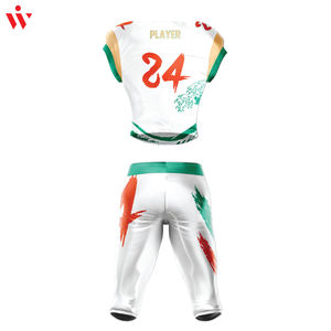 Uniforme de Fútbol Americano XL Personalizable con el Mejor Diseño de 2024, Spandex/Algodón de Alta Calidad, Anti-UV, Antibacteriano, Secado Rápido y Transpirable - Product Image 3