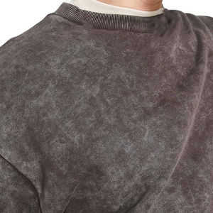 Sweat-shirts à col rond délavés à l'acide, poids lourd, délavés à l'acide, 100% coton, sur mesure, délavés à l'acide lourd, basiques pour hommes, sweat-shirt en provenance du Pakistan - Product Image 3