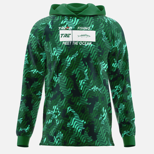 Sweat à capuche de performance de pêche de haute qualité, en polyester, protection solaire UPF50+, imperméable, séchage rapide, respirant, anti-UV - Product Image 4