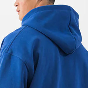 Sudadera con capucha de algodón con cremallera 450GSM para hombre, ropa de calle de peso pesado, logotipo personalizado, Sudadera con capucha informal de gran tamaño con cremallera gruesa - Product Image 4