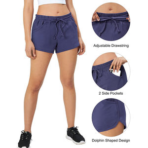 Pantalones cortos personalizados para mujer, ropa de Yoga, venta al por mayor, para correr, nuevo diseño - Product Image 3