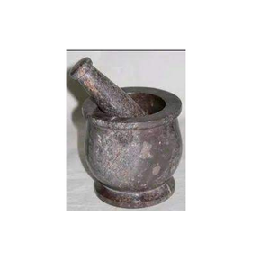 Mortero y mortero de mármol de champán natural de 4 "y tamaño personalizado, precio barato y uso hecho a mano para artesanía natural de bajo precio - Product Image 3