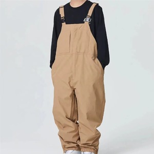 Pantalons de neige à bretelles pour homme de haute qualité personnalisés, coupe-vent, imperméables -Tex, taille plus, pantalons de ski, isolation Thinsulate, élastiques - Product Image 4