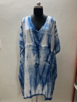 Royaume-Uni en gros de haute qualité cravate teinture cordon réglable femme robe porter caftan plage vacances fête tenue vacances respirant