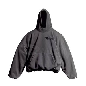 เสื้อฮู้ดสวมหัวโอเวอร์ไซส์ผ้าคอปกสีทึบสำหรับฤดูหนาวสินค้า2024 - Product Image 1