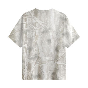 T-shirt pour homme en coton 100% imprimé jungle, palmier, camouflage réel, manches courtes - Product Image 2