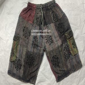 Algodón estampado parche mujeres shorts Boho shorts patchwork shorts pantalones cortos rayón pantalones cortos impresos Boho shorts - Product Image 5