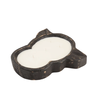 Hot Selling Acacia Cow Wood Dough Bowl Candle <b>Table</b> Decoration Farmhouse Unique <b>Gift</b> Handmade From Vietnam - Product Image 1