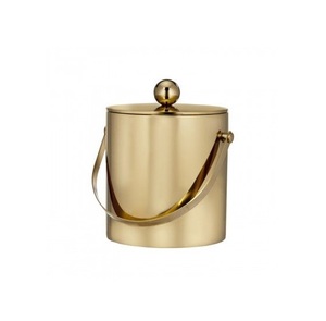 Material de acero inoxidable decorativo superventas oro antiguo cubo de hielo Barware para soporte de hielo - Product Image 1