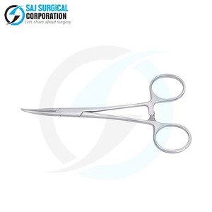 Fórceps Crile de alta calidad, mordazas de carburo de tungsteno para agarre antideslizante en vasos y tejidos, esencial médico - Product Image 1