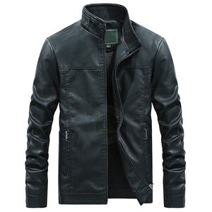 Veste en cuir véritable pour hommes, prix le plus bas, veste tendance en cuir véritable pour hommes, bricolage à la mode - Product Image 1