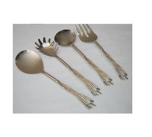 Venta caliente Juego único de 4 cubiertos de acero inoxidable Juego de cubiertos mejor acabado con la más alta calidad a precio barato Tasa de venta completa - Product Image 1