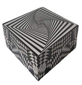 Caja de resina con estampado de papel 3D para joyería, embalaje de regalo para collar, pendientes, anillo, caja de exhibición de joyería de lujo - Product Image 1