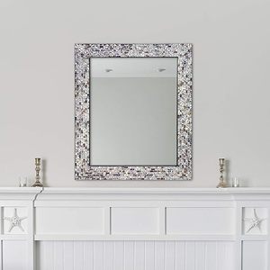 กรอบกระจกติดผนังทำด้วยมือโมเสกสุดหรูสำหรับแขวนผนังและตกแต่งห้องนั่งเล่นกระจกติดผนังโมเสคศิลปะที่เป็นเอกลักษณ์ - Product Image 1