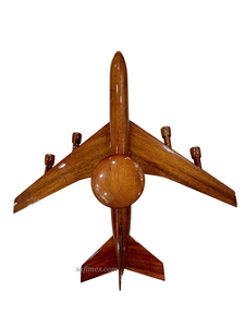 Modèle d'avion E-3 AWACS en bois d'acajou, modèle d'avion en bois massif, modèle d'avion à l'échelle AWACS en provenance du Vietnam - Product Image 2
