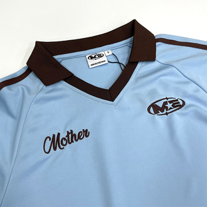 เสื้อฟุตบอลแขนยาวแห้งเร็วแบบย้อนยุคสำหรับผู้ชายชุดใส่เล่นฟุตบอลผ้าโพลีเอสเตอร์พิมพ์ลายทุกชนิดพร้อมบริการ OEM - Product Image 6