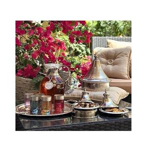 ถาดขนมทองเหลืองดีไซน์สวยงาม คุณภาพเยี่ยม สีทอง สำหรับเสิร์ฟชา กาแฟ ใช้ในครัว - Product Image 5