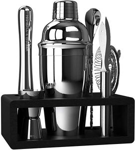 Ensemble d'outils de bar en métal compact pour les voyages en camping, les pique-niques et la préparation de boissons pour les fêtes en plein air - Product Image 5