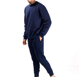 ชุดวอร์มผ้าฝ้าย100% สำหรับผู้ชายชุดออกกำลังกายแขนยาวเข้ารูปใส่สบายออกแบบได้เองสำหรับฤดูหนาว - Product Image 2