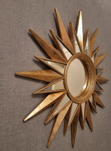 Espejo Decorativo de Pared de Alta Calidad con Diseño de Rayos de Sol - Decoración de Pared Estilo Regency - Product Image 2