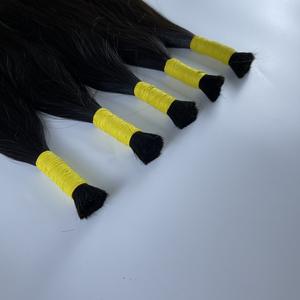 Meilleure vente Extensions de cheveux humains vietnamiens bruts de luxe 100% de haute qualité en vrac cheveux ondulés non transformés de haute qualité - Product Image 2