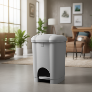Waste bin (16Lt) pedal lid CAROLINA Grey 810153510D - Product Image 3