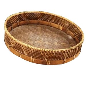 Vaisselle de décoration de table pour fête de mariage Plateaux en bois pour service de nourriture Plateau de service pour salade et fruits Équipement de restauration - Product Image 3