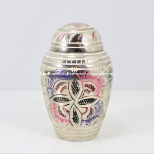 Urnas de cremación para cenizas, recuerdo de latón, suministros funerarios hechos a mano, para cremación, precio al por mayor de la India - Product Image 3