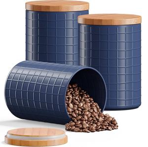 ชุดกระป๋องโลหะดีไซน์ไม่ซ้ําใครใช้สําหรับเครื่องครัวกลางโต๊ะภาชนะเก็บชากาแฟทําด้วยมือ - Product Image 1