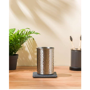 Porte-brosse à dents en acier inoxydable mural de haute qualité en métal tendance récente accessoires de salle de bain en gros - Product Image 6