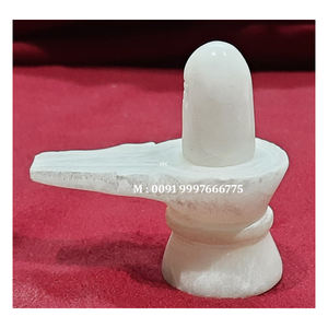 Nouvelle statue de Shiva en marbre blanc au design traditionnel avec une finition raffinée, idéale pour le culte à la maison et au temple. - Product Image 3