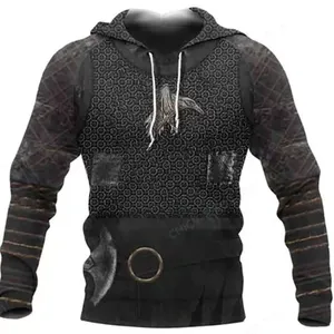 Vente en gros de pull-over à capuche en polyester/coton molletonné unisexe personnalisé pour hommes automne 3D gaufré écologique respirant - Product Image 6