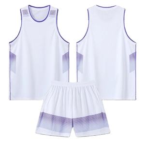 Camiseta de baloncesto para niños y adultos, uniforme de entrenamiento transpirable de secado rápido personalizado para hombres y mujeres, camiseta sin mangas, ropa deportiva - Product Image 5