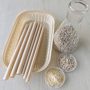 Pailles de bagasse de canne à sucre écologiques Pailles à boire biodégradables et compostables du Vietnam 100% Alternative biodégradable - Product Image 1