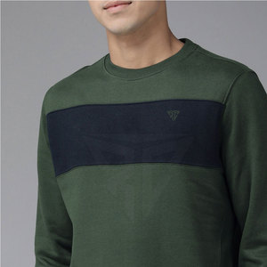 Sweatshirts 100% coton personnalisés pour Streetwear OEM bas quantité minimale de commande hiver style décontracté teint uni avec logo personnalisé - Product Image 5