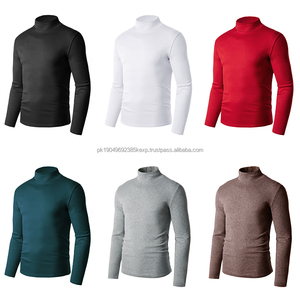 เสื้อสเวตเตอร์คอเต่าแขนยาวผ้าฝ้ายเสื้อสวมหัว - Product Image 1