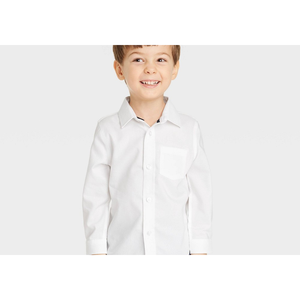 Camicia Oxford Bianca Cat & Jack per Bambine, Casual Formale, Tessuto a Righe, Manica Lunga, Taglia 12M - Product Image 2